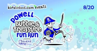 2022 KidsLinked Powell Bubble & Treasure Fun Run presented by Ohio ENT & Allergy Physicians