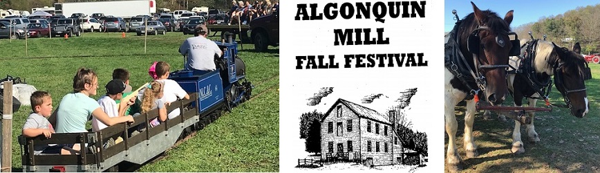 Come Enjoy a Full Day of Fall Fun at the Algonquin Mill Fall Festival!