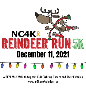2021 NC4K Reindeer Run 5K presented by Chick-Fil-A Logo