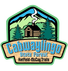 Hatfield McCoy Trails at Cabwaylingo State Forest Logo