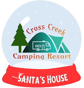 Cross Creek Camping Resort - Santa House Logo